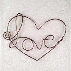 Rustic Wire Decor Heart