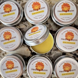 Calendula Balm, Organic Baby Balm | All Natural Herbal Salve | Baby Salve | Skincare & New Baby | Breastfeeding 0.5oz 1oz 2oz - Unscented