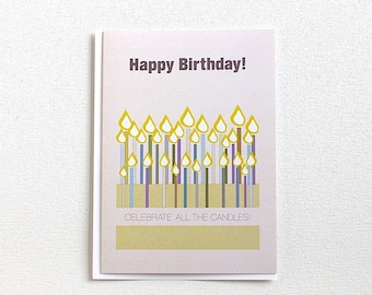 Happy Birthday Celebration Card, Older Birthdays - 199C