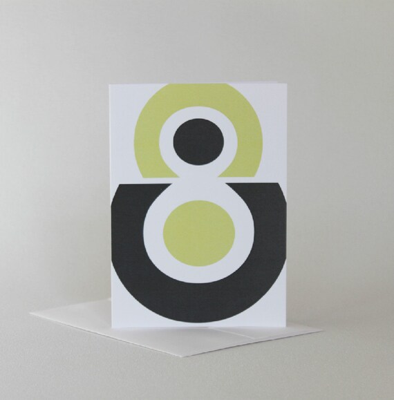 Blue Initial Stationery Modern Letter B Note Card Set A2S106