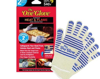 Oven Gloves - Superior Heat & Flame Hand Protection -  Oven Mitts