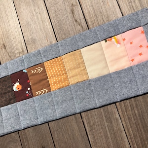 8-Filana beeswax crayon roll for 8 sticks and blocks, customized for skin color edition, roll-up pouch,
