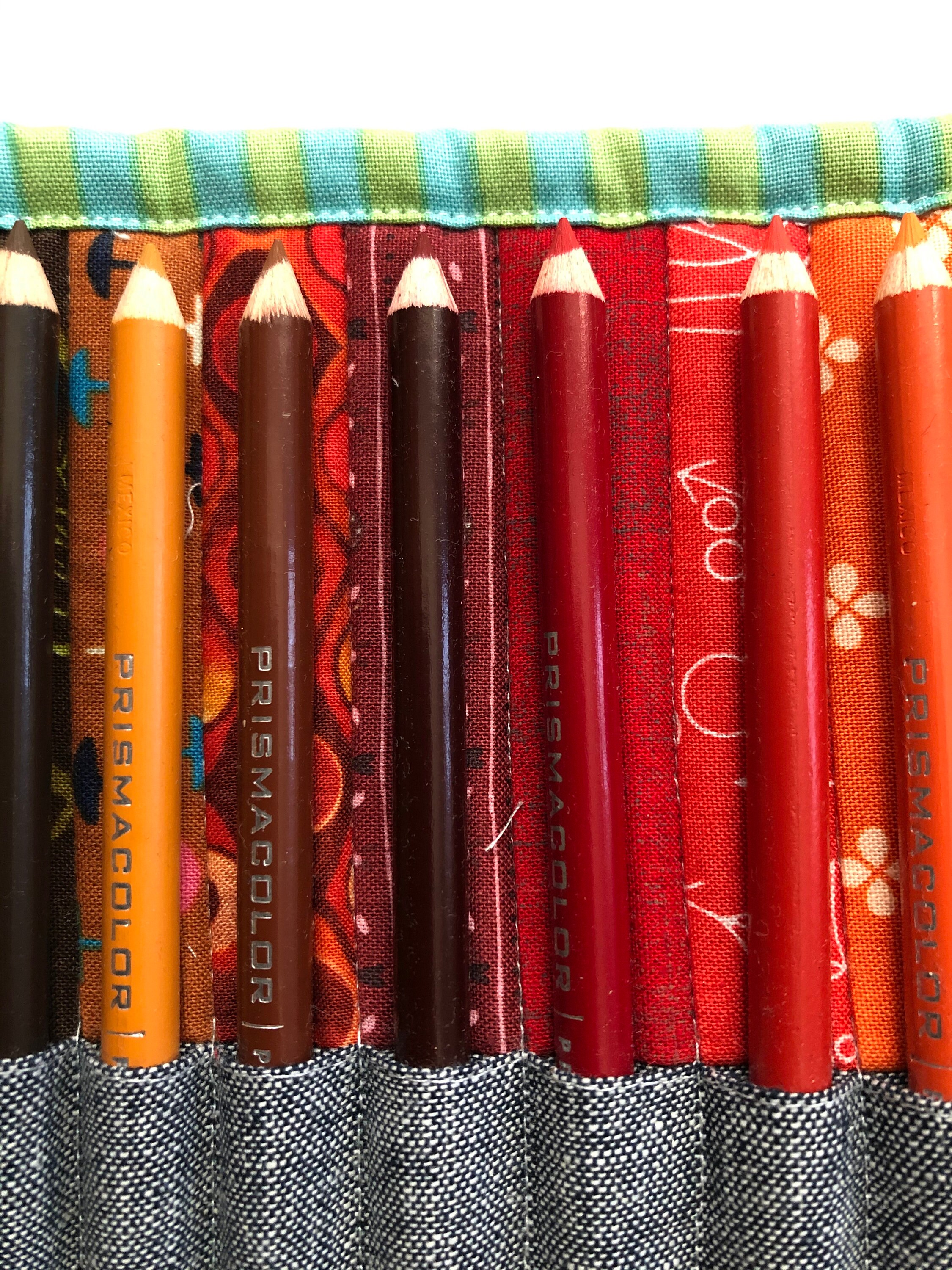 Artist roll, Colored pencil roll for 24 pencils (set of 24 Prismacolor