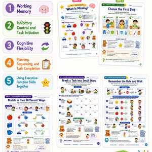 Werkboek met oefeningen voor executieve functies voor kinderen van 3-6 jaar (printbaar) afbeelding 3