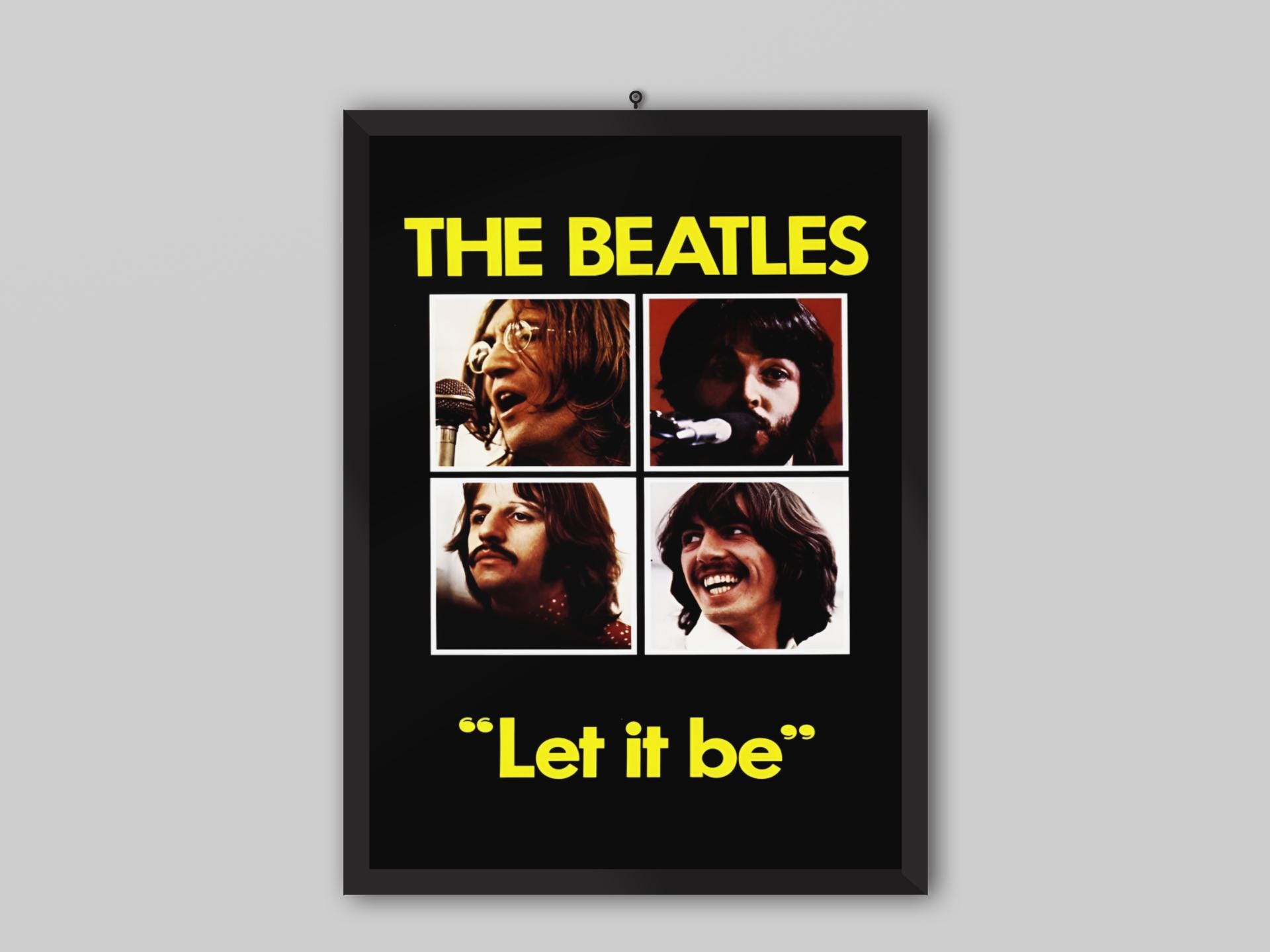 Beatles Let It Be Poster - Etsy