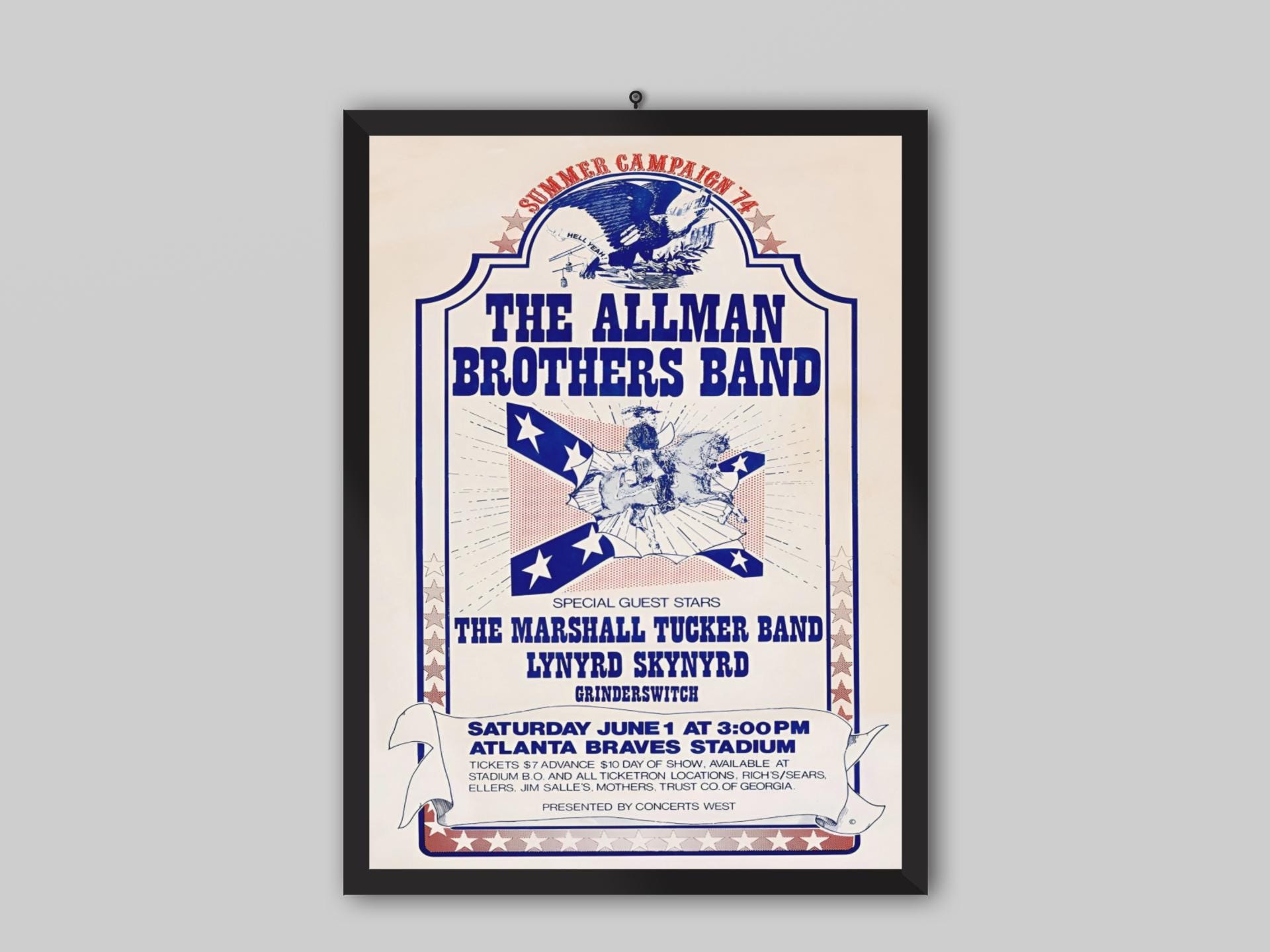 Allman Brothers Band Poster - Etsy