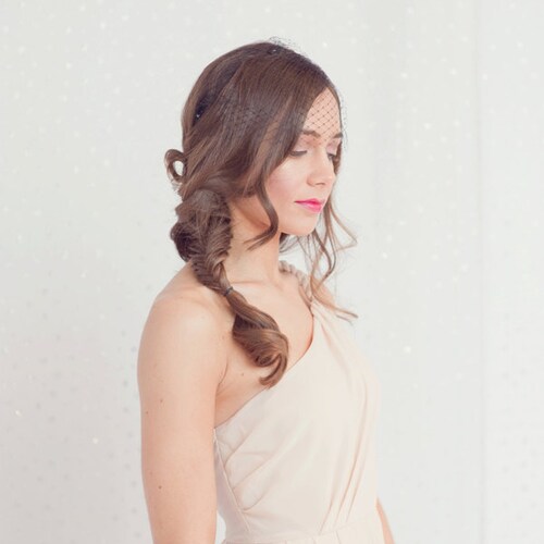Couture Birdcage shops Bridal Veil