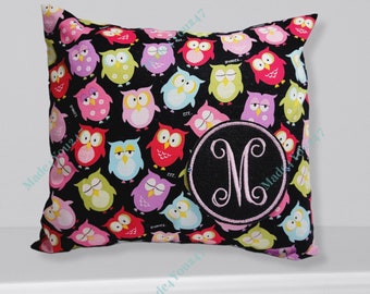 Owl Pillowcase, Owl Travel Pillowcase, Pillow insert, Kids Pillow, Owl Pillow, Travel Pillow, Toddler Pillow, Owl Pillow, Owls, Girl Owls