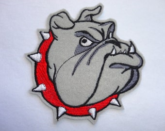 Bulldog Patch, Felt Bulldog Patch, English Bulldog Patch, Dog Patch, bulldog Iron On Patch