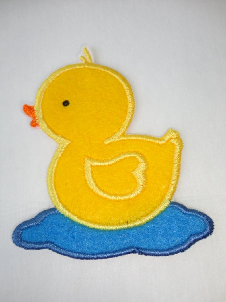 Duck Patch Rubber Duck Patch Baby Duck Iron on Patches Etsy