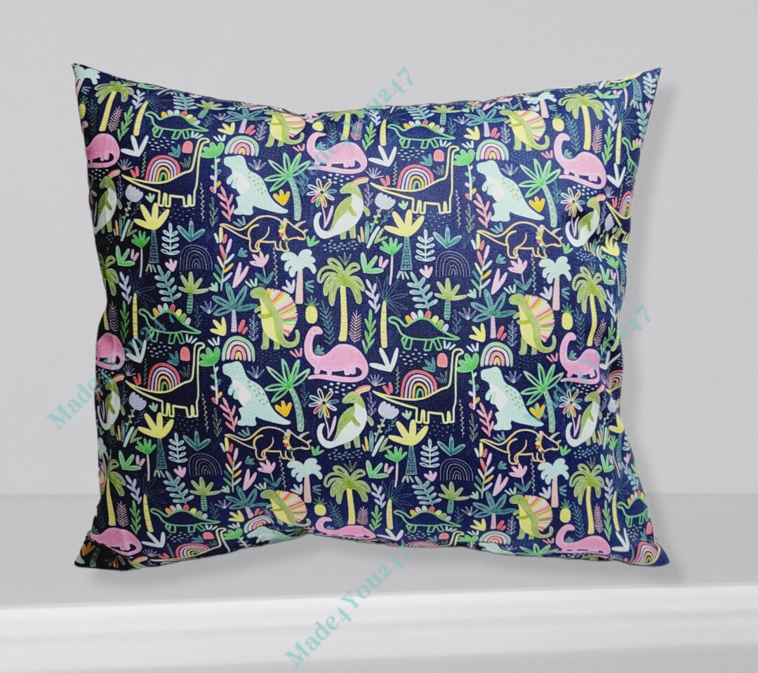 Dinosaur Pillowcase, Pin Dinosaur Travel Pillowcase, Pillow Insert