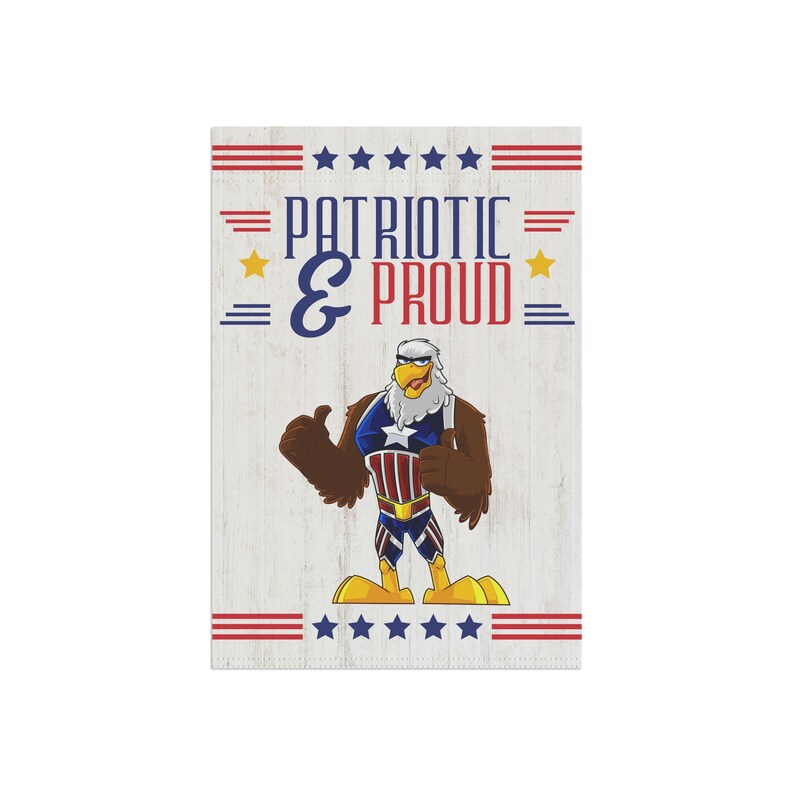 Patriotic & Proud Flag, American Flag, Father's Day Gift, Eagle Flag, Garden House Banner imagem 4