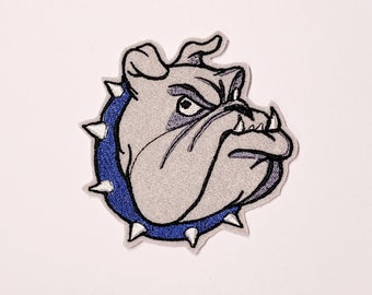 Bulldog Patch, Felt Bulldog Patch, English Bulldog Patch, Dog Patch, bulldog Iron On Patch