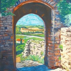 Gate to Hill Town of Monteriggioni