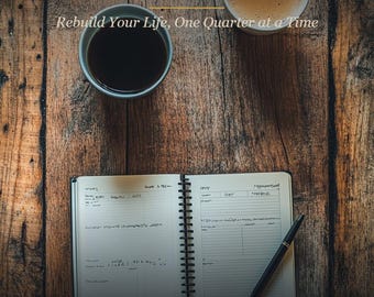 90-Day Recovery Planner for Men | Faith-Based Productivity Rebuild (Digital Download)