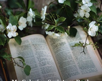 Scripture Coloring Book for Kids | 52 Bible Verse Coloring Pages (Digital Download)