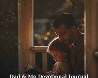 Dad and Me Devotional Journal | Father Son Daughter Christian Bible Study (Printable Download)