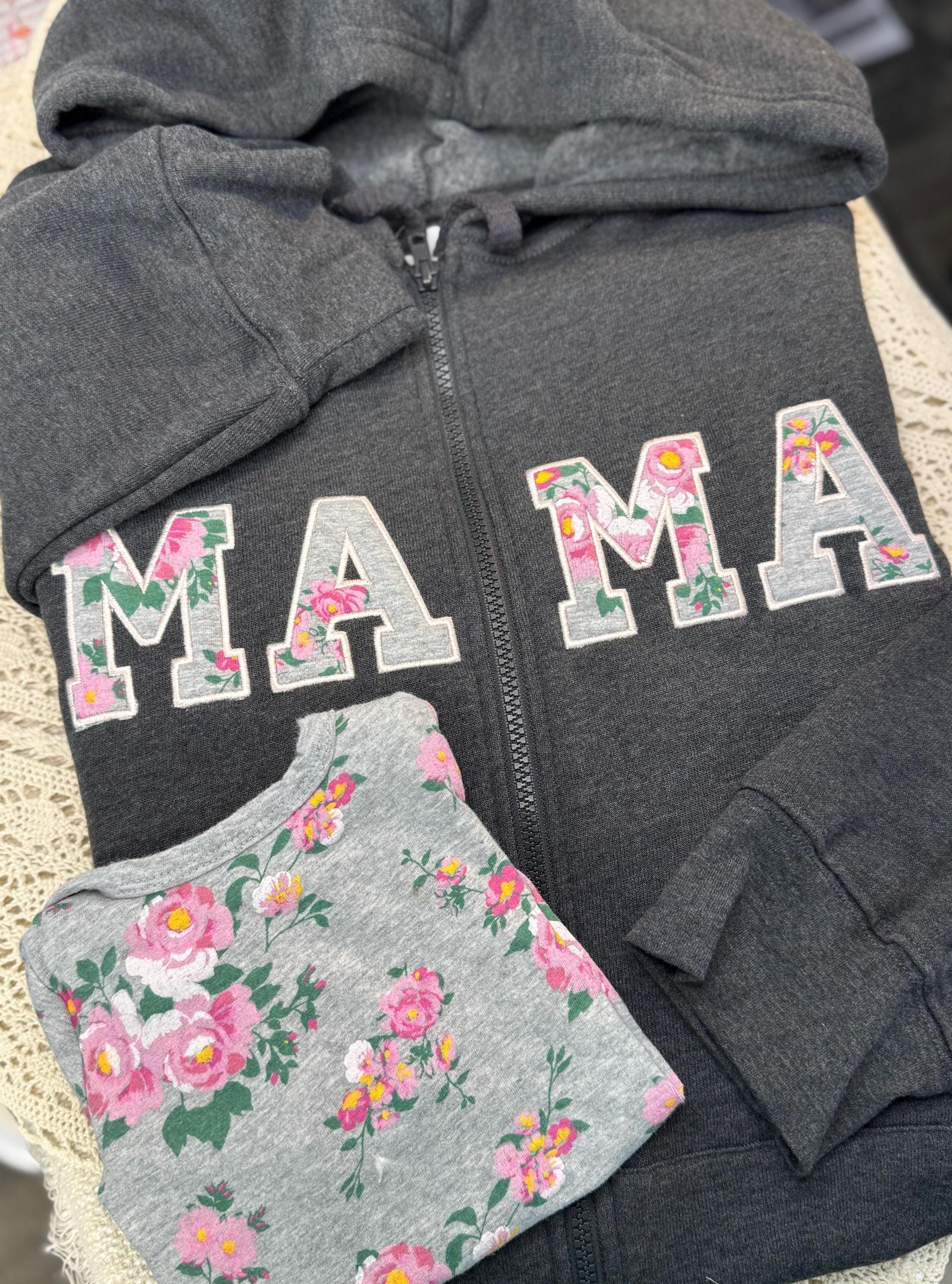 トップス Dada mom Mama Dada Hoodie - Etsy