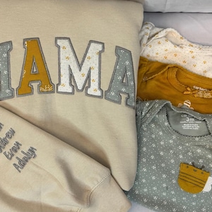 Custom, Personalized, Keepsake SWEATSHIRT Made from Baby Clothes, or Sentimental Fabrics