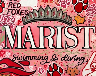 Custom Hand-Painted College Dorm Decorations