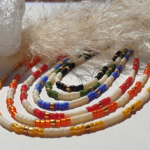 Delicate Minimalist Beaded Bracelet, Miyuki Beads, Boho,