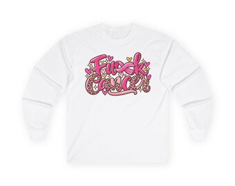 Camiseta unisex de manga larga de algodón ultrafino