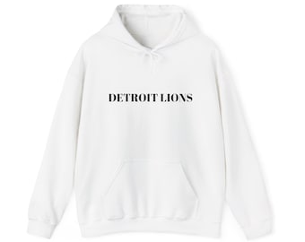 Detroit Lions Hoodie | Vintage Lion Logo sweatshirt