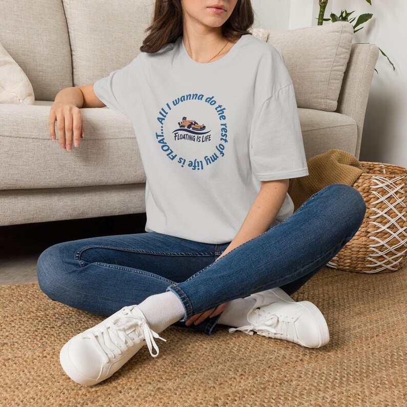 Floating Is Life Unisex Softstyle T-Shirt image 8