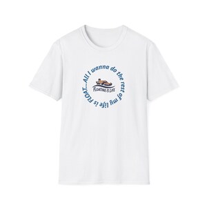 Floating Is Life Unisex Softstyle T-Shirt image 4