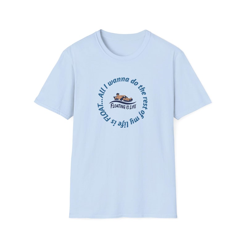 Floating Is Life Unisex Softstyle T-Shirt image 13