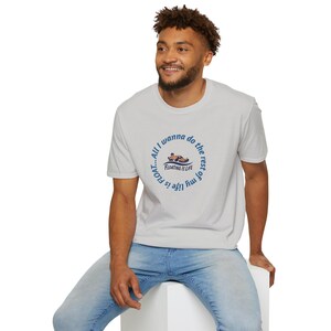Floating Is Life Unisex Softstyle T-Shirt image 9