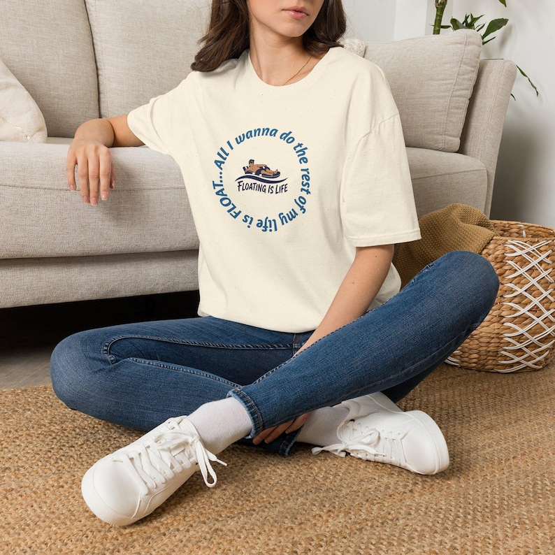 Floating Is Life Unisex Softstyle T-Shirt image 2