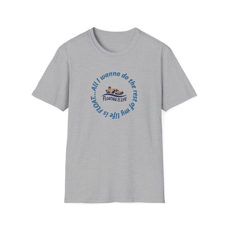 Floating Is Life Unisex Softstyle T-Shirt image 10