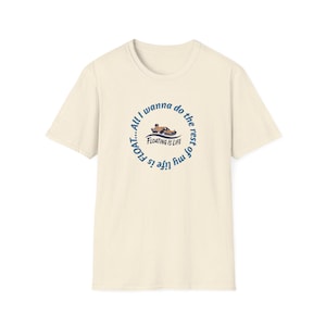 Floating Is Life Unisex Softstyle T-Shirt image 1