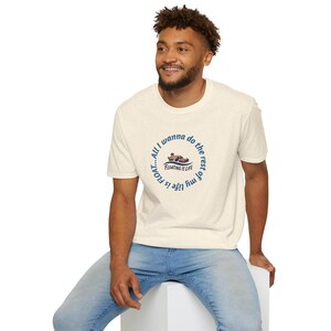Floating Is Life Unisex Softstyle T-Shirt image 3