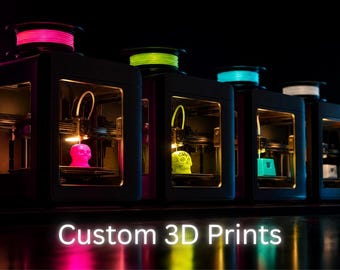 3D Printing Service | Custom STL Print | Multicolour PLA | Bambu + Snapmaker