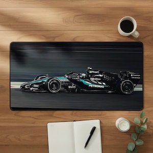 F1 Car Mouse Pad, Formula Racing Desk Mat, Motorsport Gaming Mousepad, Race Car Desk Setup, Speed Lover Desk Decor, Racing Fan Gift