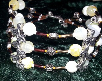 Bracelet Roses and Thorns Dragon Vein and Silver