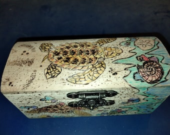 Ocean Journey Sea Turtle stash box