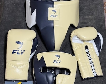 Nuovo set da boxe Fly per allenamento, combattimento e sparring, guantoni da boxe personalizzati. Attrezzatura
