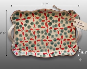 Ceramic Pottery Tray!