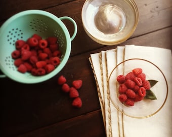 Vintage berry bowls by Moser - Set of 8