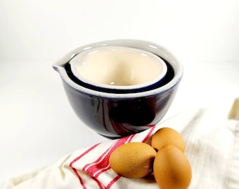 Deltis Stoneware Made in Portugal - Nesting Bowls with Spout