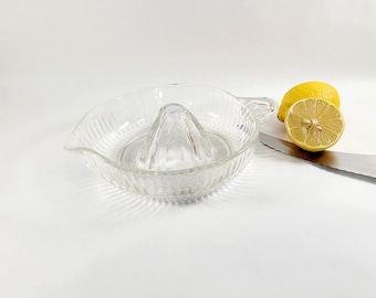Vintage Glass Hand Juicer / Reamer