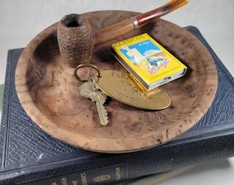 Handmade Vintage Bird's-eye Maple Dish
