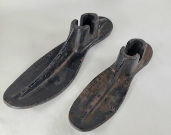 Antique Cast Iron Cobblers Shoe Molds - Sears Roebuck & Co. (2 Sizes)