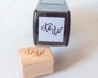 To Do Stamp - Habit Tracker Planner Rubber Stamp