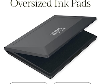 Oversized Black Ink Pads