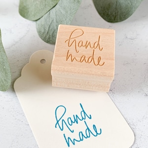 Mini Handmade Calligraphy Rubber Stamp