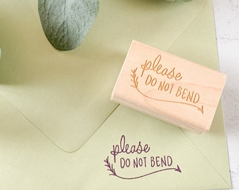 Please Don't Bend Stamp